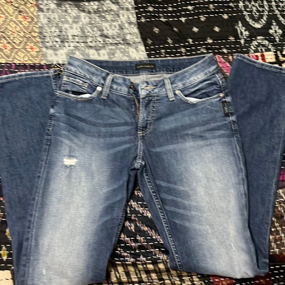 Silver jeans